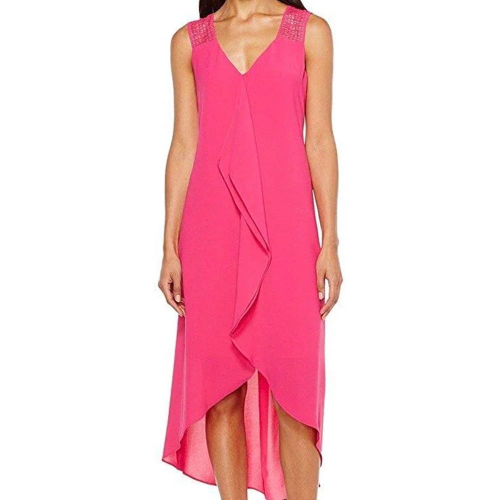 Adrianna Papell size 10 pink sleeveless dress